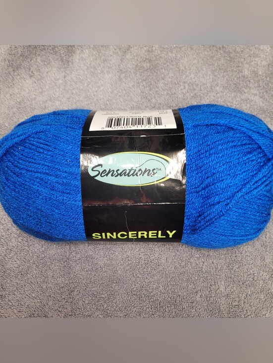 Soft Sensations Other - Sensation- Yarn in Bright Royal Blue. 7 oz. 100% acrylic. Knitting & Crochet